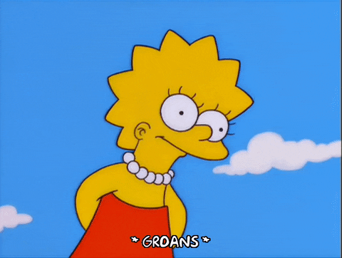 lisa simpson punch GIF