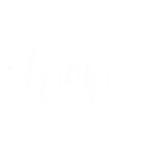 Lettering Wow Sticker