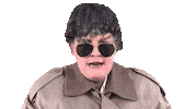 Man Sunglasses Sticker