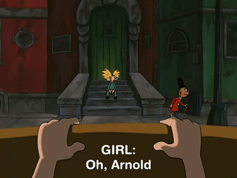 hey arnold nicksplat GIF