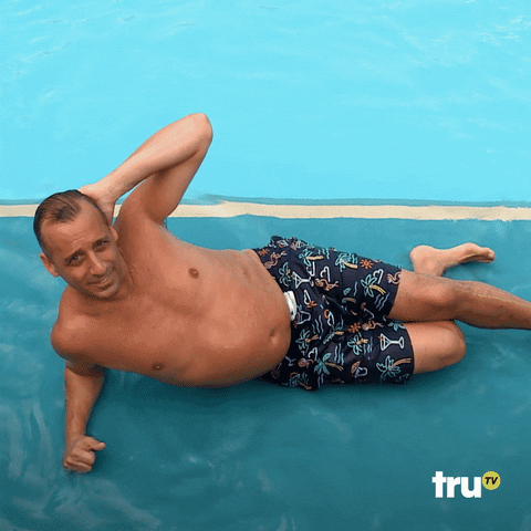 Pool Swimming GIF by truTV’s Impractical Jokers