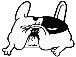 Babbot dog mood bulldog frenchie Sticker