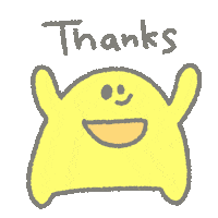 Thanks Sticker