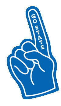 Go Blue Indiana State Sticker by Indiana State University Marketing