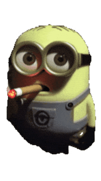 Minion Standing Sticker