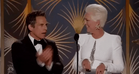 jamie lee curtis goldenglobes2019 GIF by IMDb