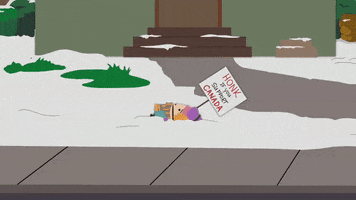 snow sign GIF by South Park 