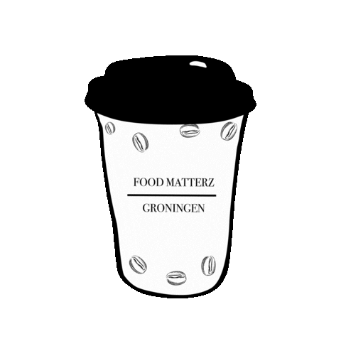 FoodMatterz coffee groningen coffee cup koffie Sticker