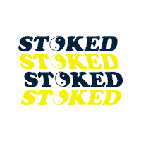 Stoked Sticker by TC Surf