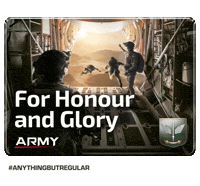 Glory Parachute Sticker by Our Singapore Army