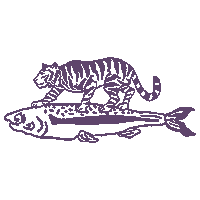 tigremorado tigre morado cebicheria tigremorado Sticker