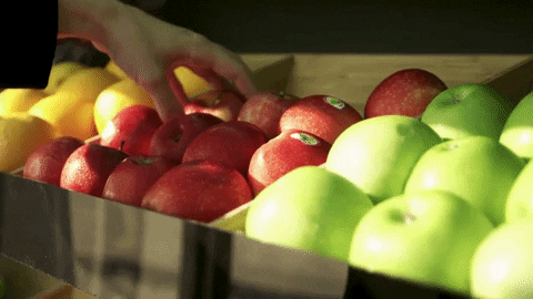 Robomart giphyupload apple picking robomart GIF