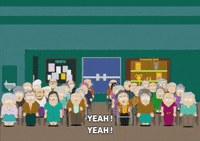 crowd talking GIF by South Park 