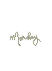 Monday Week Sticker