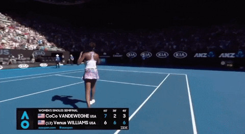 Venus Williams Tennis GIF by Australian Open