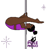 Polefitness Polestrong Sticker by The Pole Physio