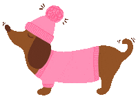 Sausage Dog Sticker
