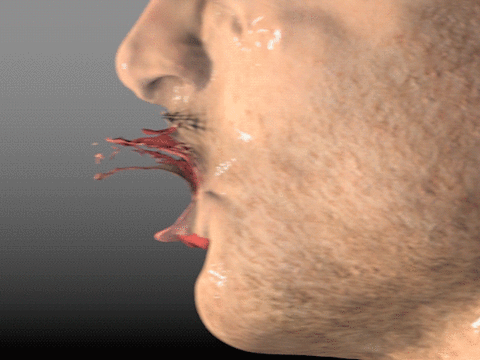 Fleeing Teeth GIF by Martin Onassis