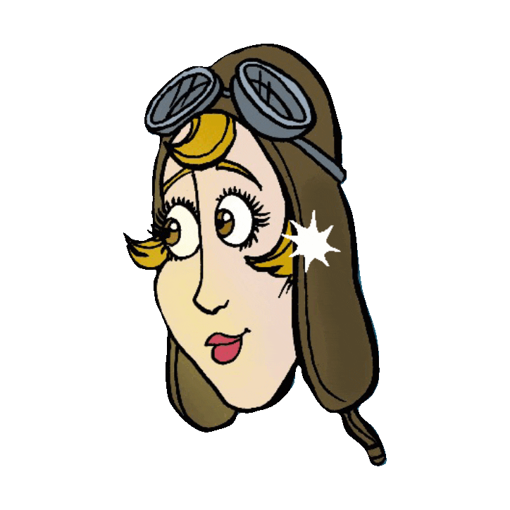sexy girl smile Sticker