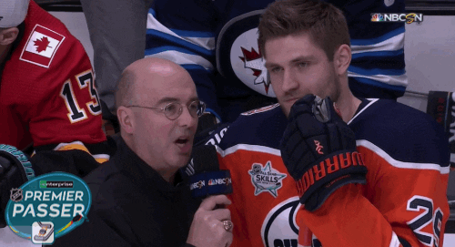 waving ice hockey GIF by NHL