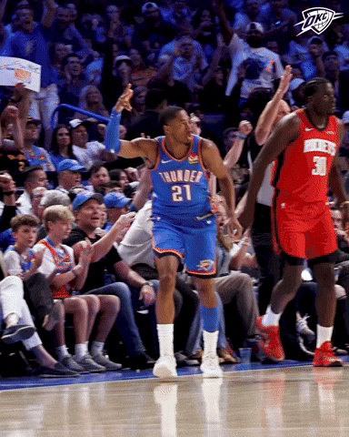 Lets Go Basketball GIF by OKC Thunder
