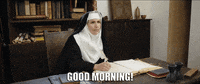 Good Morning Hello GIF by Gunpowder & Sky