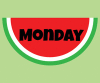 monday blues GIF by National Watermelon Association