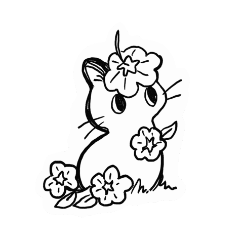 Wawflouer giphyupload tea party siamese siamese cat Sticker