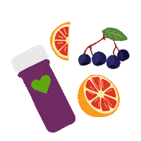 Blood Orange Sticker by So Good So You