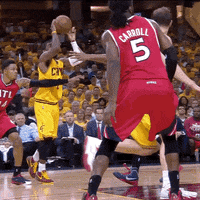 cleveland cavaliers dunk GIF by NBA