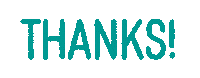 Thanks Gracias Sticker by La Lágrima Tattoo