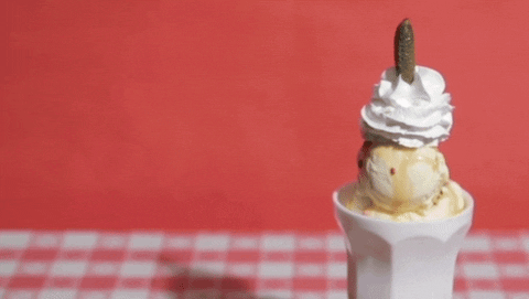 Pickle On Top Wtf GIF by Spicy Sundaes