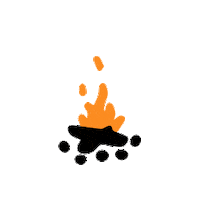 msoverland fire camping campfire overland Sticker