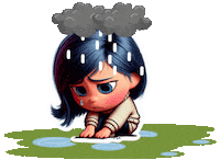 Cry Tristeza Sticker by Bel Diniz