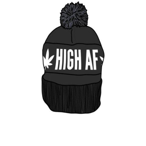 High Af Sticker by MissEnvyBotanicals