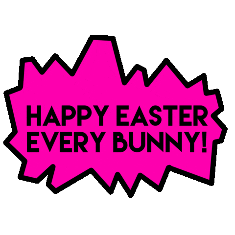 Happy Easter Bunny Sticker by Mother Pop
