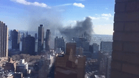 Smoke Billows From NYU Medical Center Fire