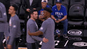 Philadelphia 76Ers Hug GIF by NBA
