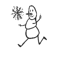 Happy Snow Sticker