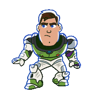 Buzz Lightyear Hero Sticker by Walt Disney Studios