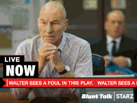 patrick stewart GIF by Blunt Talk