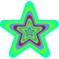 excited star struck Sticker