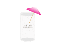 Melianassaubeach drink bahamas tropical drink umbrella drink Sticker
