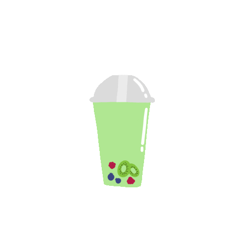 Refreshing Green Smoothie Sticker by *.✧ Kittea’s Cosmos ✧.*