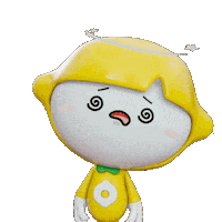 Mascot Lemon Sticker
