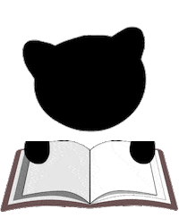 Hamleybooks cat books kat lezen Sticker