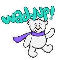 Whats Up Hello Sticker