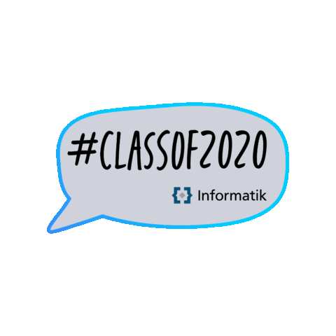 cs_tudarmstadt graduation speech bubble class of 2020 computer science Sticker
