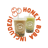 Bubble Tea Drink Sticker by BENTO Asian Kitchen + Sushi
