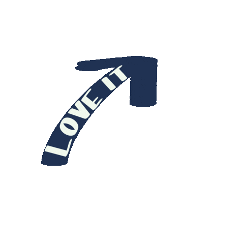 Thestylishstitchco love business arrow love it Sticker